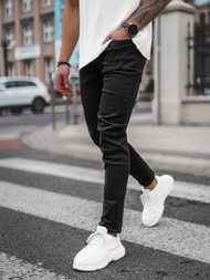 Férfi Farmer Nadrág Fekete OZONEE E/5195/03