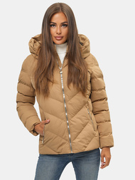 Női téli kabát Bézs OZONEE JS/M725/84