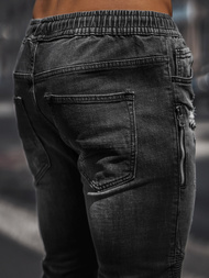 Férfi Nadrág Jogger Fekete OZONEE NB/MP0077N