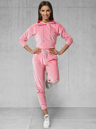Kétrészes női tréning szett Világos-rózsaszín OZONEE O/13121