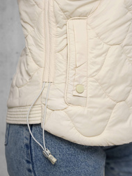 Női kabát ecru OZONEE JS/16M9239/62