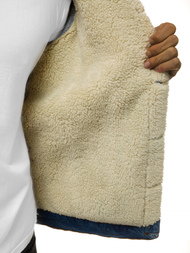 Férfi farmer dzseki kék OZONEE BN/5935