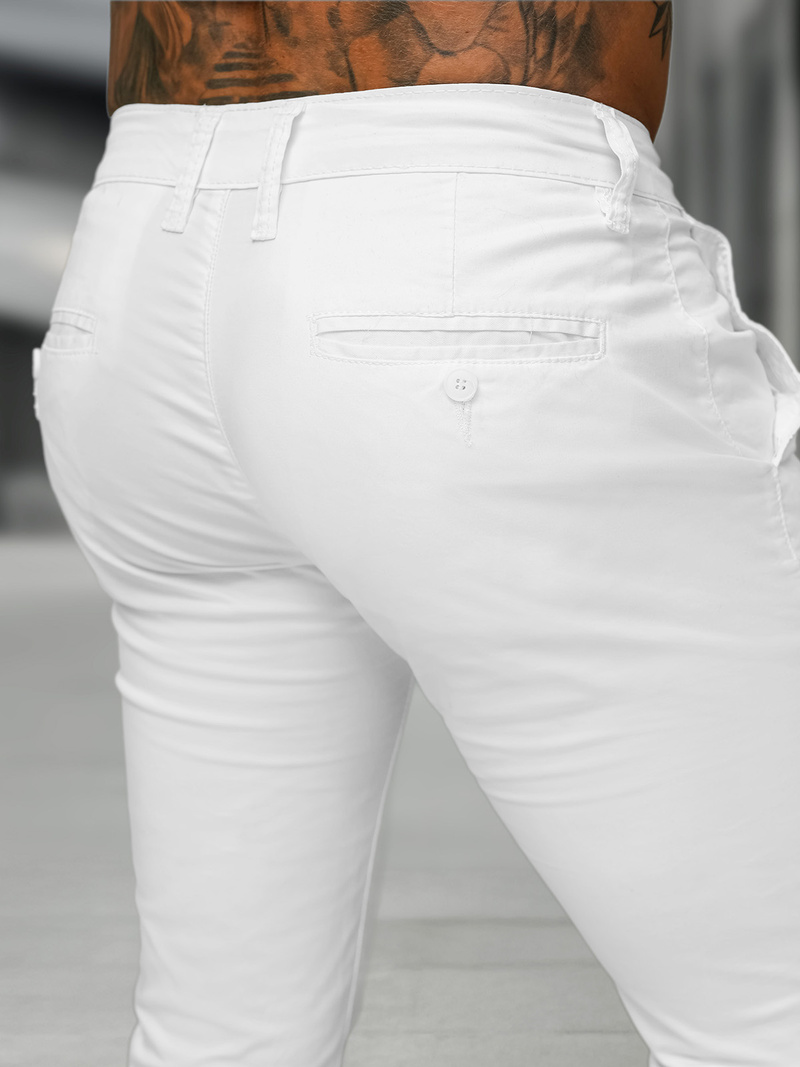 Férfi Nadrág Fehér OZONEE BL/SK222/2