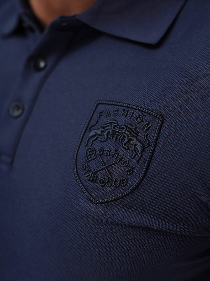 Férfi galléros póló gránát OZONEE NB/MT3142