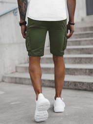 Férfi Chino Rövidnadrág Zöld OZONEE T/BB70011/3