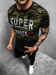 Férfi póló Zöld OZONEE JS/SS11103Z