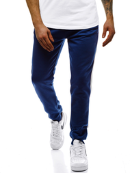 Férfi melegítő nadrág kék-fehér OZONEE JS/JZ11007