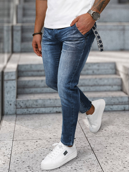 Férfi farmer nadrág sötét-kék OZONEE NB/MP0091BS