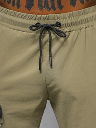 Férfi Chino Nadrág Sötét-Bézs OZONEE O/PS5519