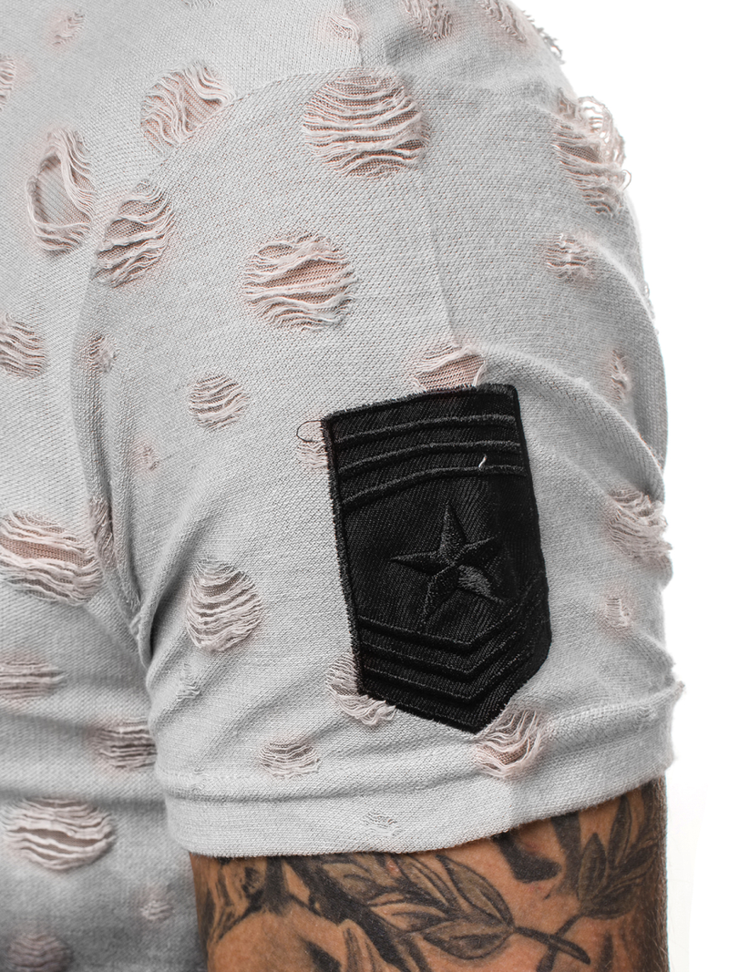 Férfi póló Szürke MJ/318YZ