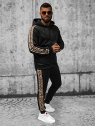 Férfi Szabadidő Együttes Fekete OZONEE O/3A167