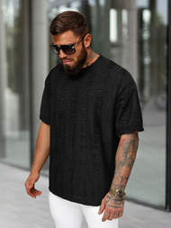 Férfi Póló Fekete OZONEE O/B1149