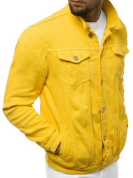 Férfi farmer dzseki sárga OZONEE G/620