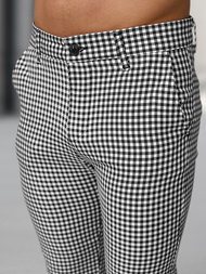 Férfi nadrág fekete-fehér OZONEE DJ/5531Z