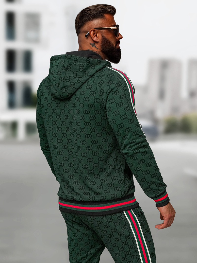 Férfi melegítő együttes zöld OZONEE O/FF5111AB