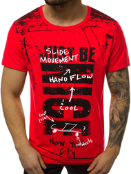 Férfi póló Piros OZONEE JS/KS1983