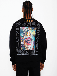 Férfi melegítő felső Fekete OZONEE MACH/M3257