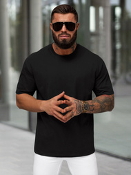 Férfi Póló Fekete OZONEE JS/67T1298/3