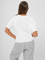 Női Polo Fehér-Kék OZONEE JS/RJ77247