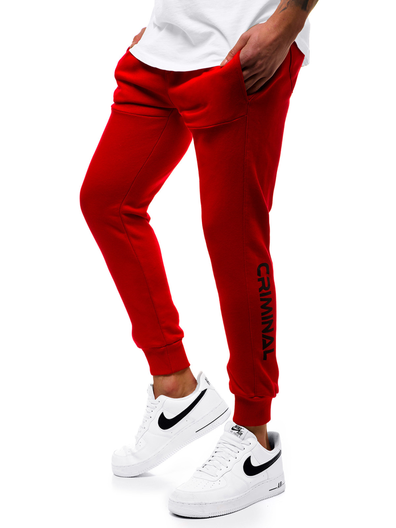 Férfi melegítő nadrág Piros G/11129