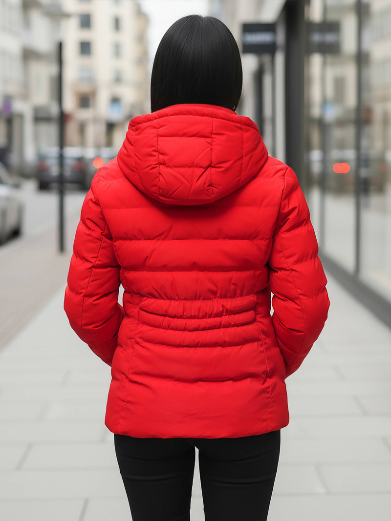 Női téli kabát Piros OZONEE JS/M769/270