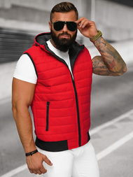 Férfi mellény Piros OZONEE JS/MY88Z