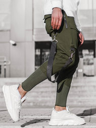 Férfi nadrág jogger Khaki OZONEE G/11133