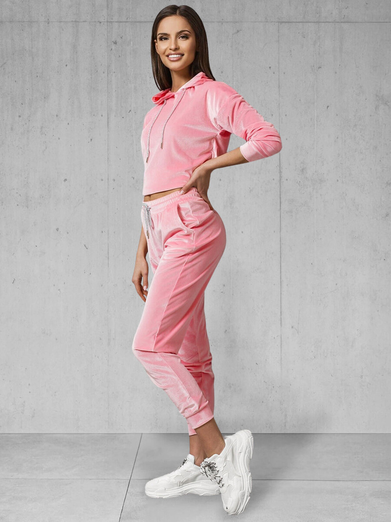 Kétrészes női tréning szett Világos-rózsaszín OZONEE O/13121