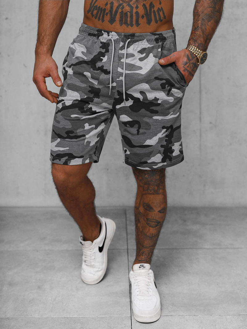 Férfi Rövidnadrág Szürke OZONEE JS/8K283/2