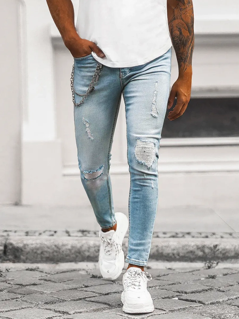 Férfi farmer nadrág kék OZONEE DP/237