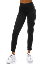Női leggings Fekete-zöld OZONEE O/82335