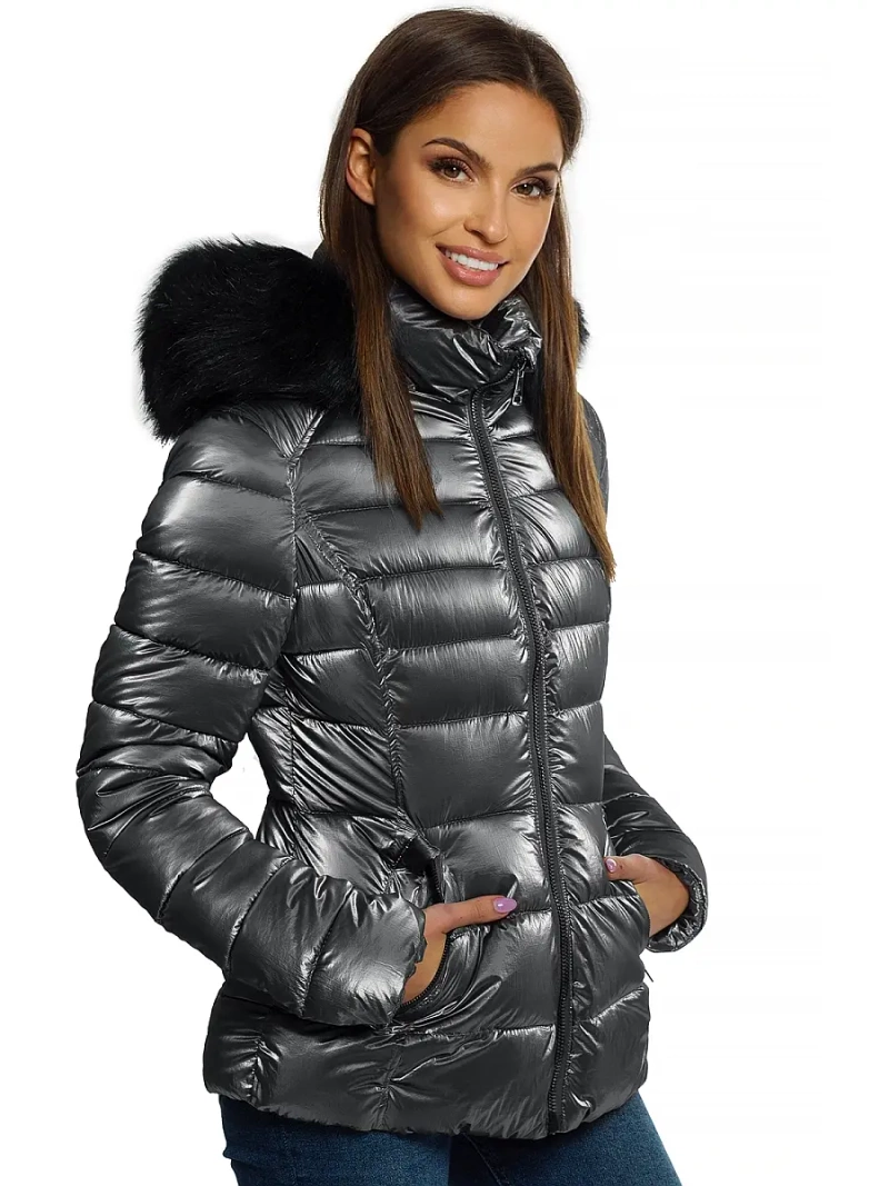 Női dzseki ezüst OZONEE O/DK030/45