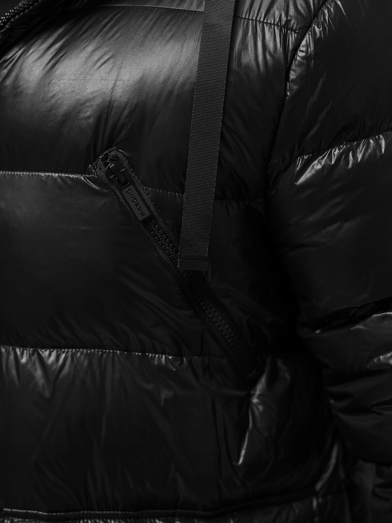 Férfi téli kabát fekete OZONEE O/M3205Z