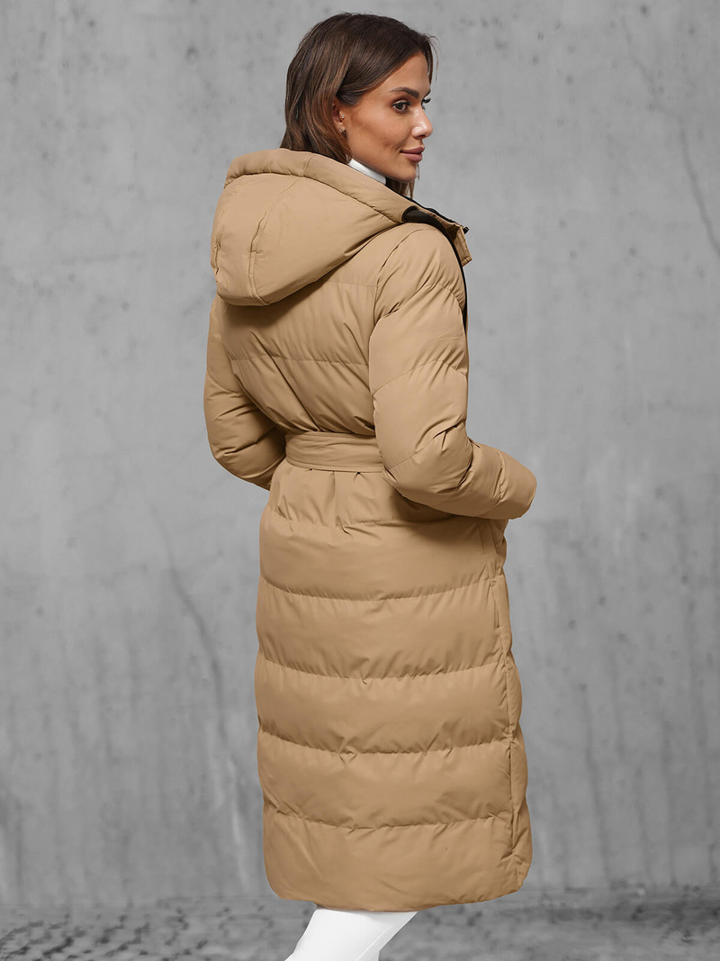 Női téli kabát camel OZONEE JS/5M3178/84