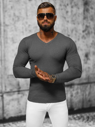 Férfi Pulóver Grafit OZONEE NB/MMB601/3Z