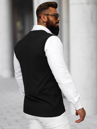 Férfi Pulóver Fekete OZONEE NB/MM6005/4Z