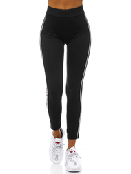Női leggings Fekete-zöld OZONEE O/82335