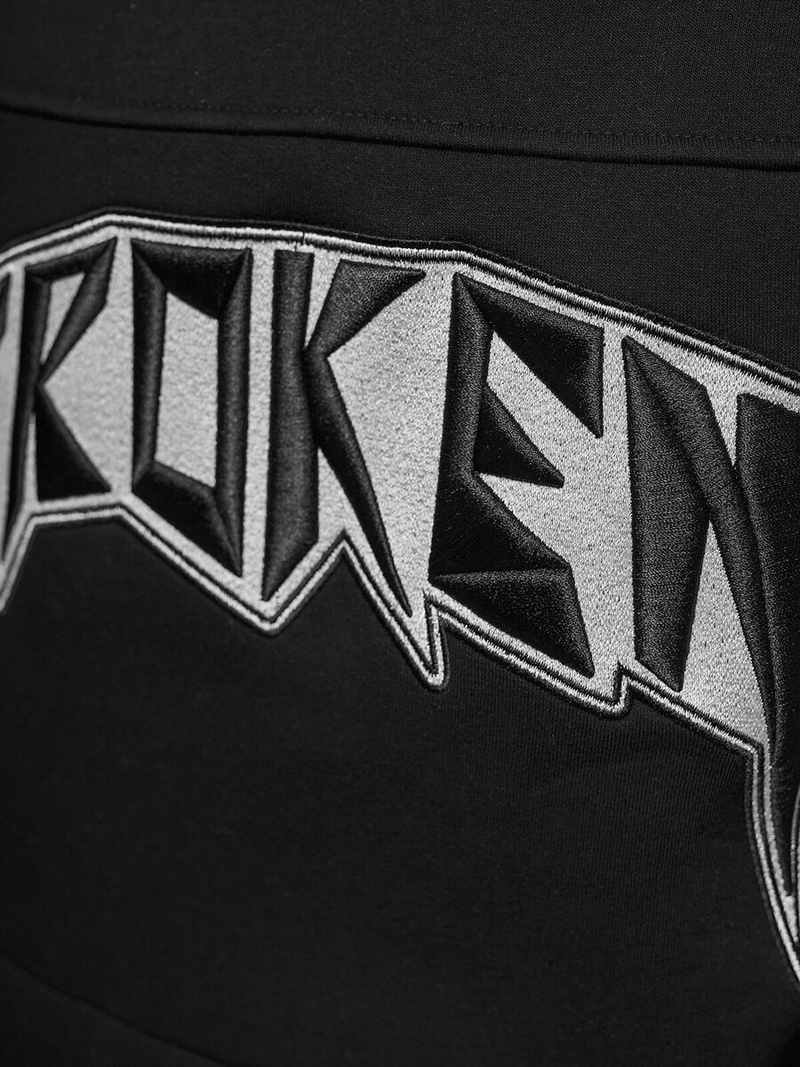 Kapucnis felső fekete OZONEE O/SWE23019