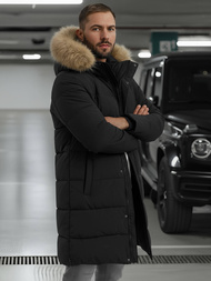 Férfi téli parka kabát fekete OZONEE JS/25M9803/392Z