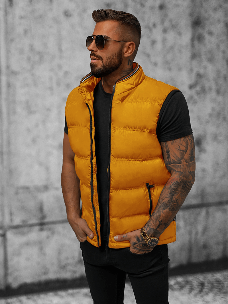 Férfi Mellény Sárga OZONEE N/7131Z