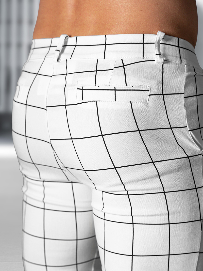 Férfi Chino Nadrág Fehér OZONEE O/P4009Z