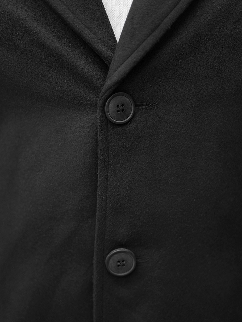 Férfi szövetkabát fekete OZONEE JS/79M3127Z