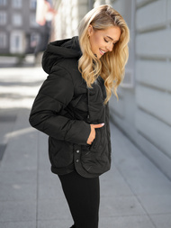 Női téli kabát fekete OZONEE JS/16M9300/392