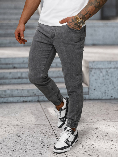 Férfi Nadrág Jogger Szürke OZONEE NB/MP0272GC