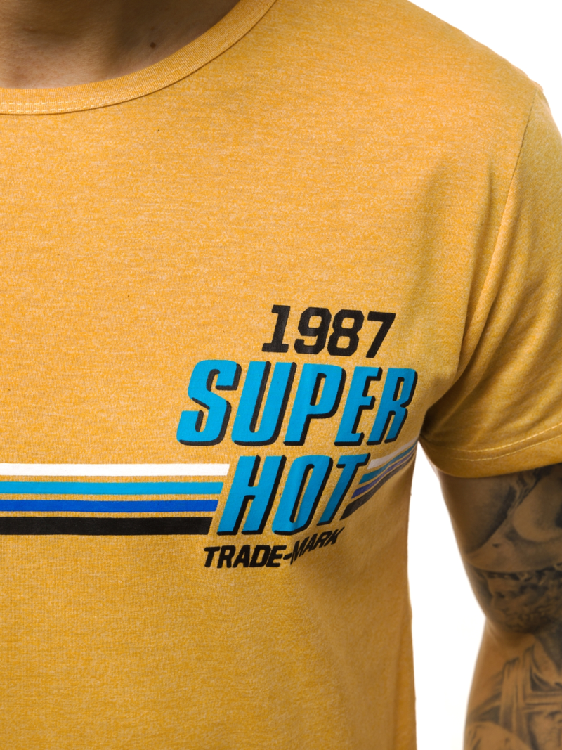 Férfi póló Sárga OZONEE JS/KS2052