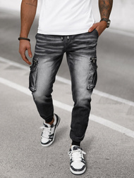 Férfi Nadrág Jogger fekete OZONEE NB/MP0108N