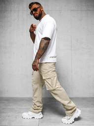 Férfi Nadrág Bézs OZONEE O/G3179Z