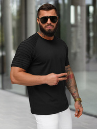 Férfi Póló Fekete OZONEE JS/8T88/3Z