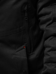 Férfi téli parka kabát fekete OZONEE JS/22M319/392