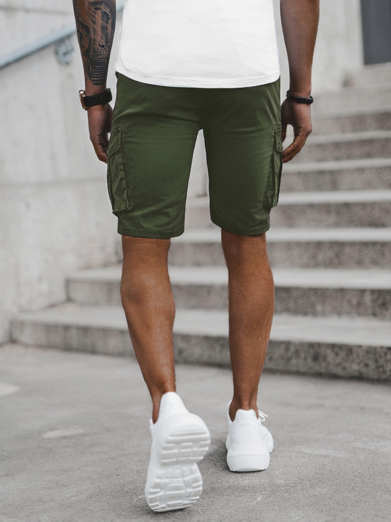 Férfi Chino Rövidnadrág Zöld OZONEE T/BB70011/3